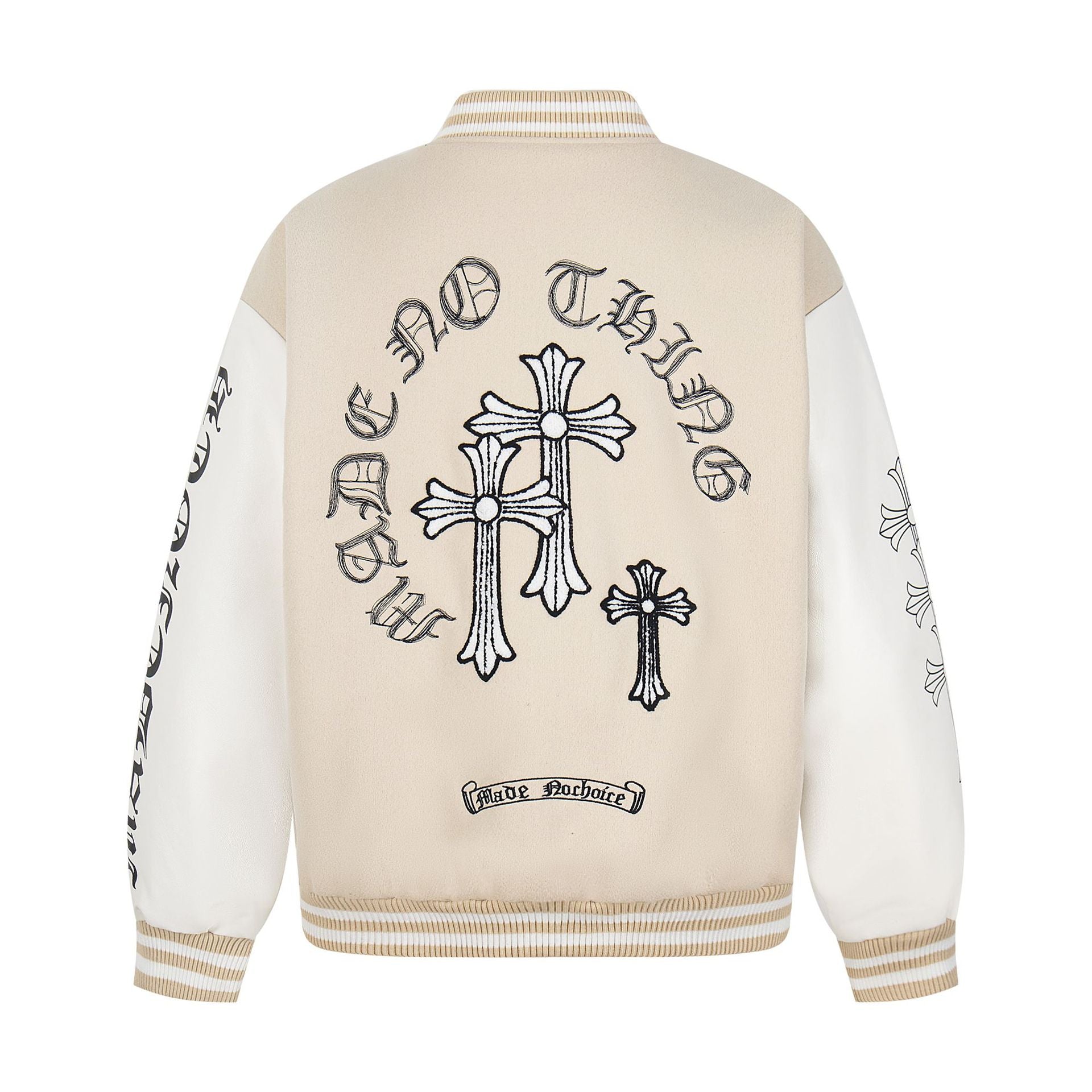 American Style Retro Hip-Hop Loose Heavy Baseball Suit Ins Street Rock Unisex Jacket