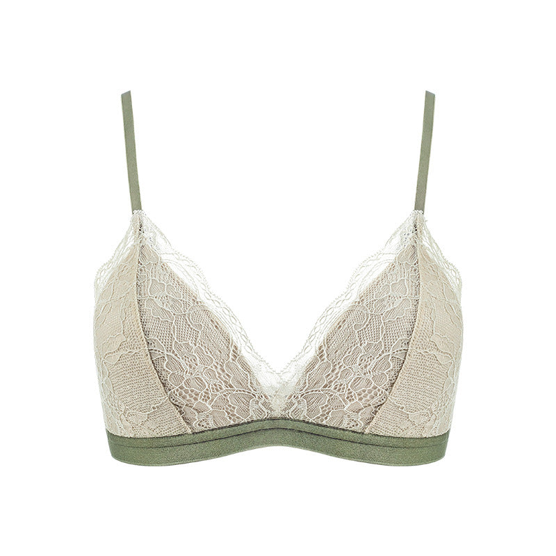 Lace Sexy Ultra-thin French Underwear Pure Desire Small Chest Women's Adjustable Large Chest Small Bra Push-up Bra
