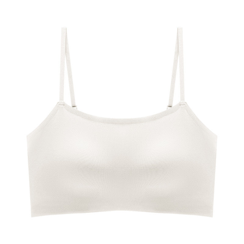 Liquid Foundation Lifting Soft Support Seamless Naked Underwear Women's Thin Push-Up Beautiful Back Sling Small Vest Bra