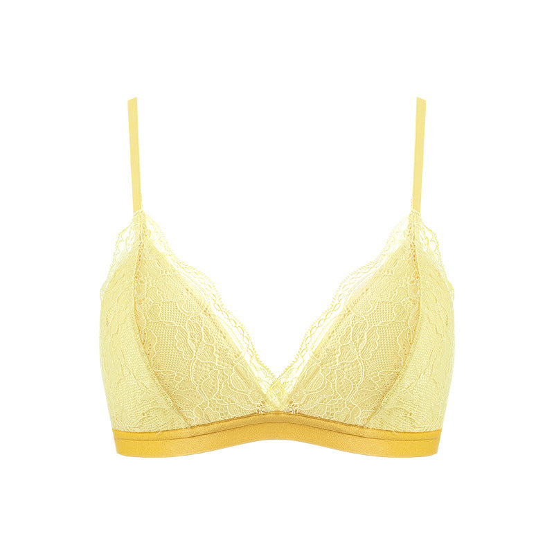 Lace Sexy Ultra-thin French Underwear Pure Desire Small Chest Women's Adjustable Large Chest Small Bra Push-up Bra