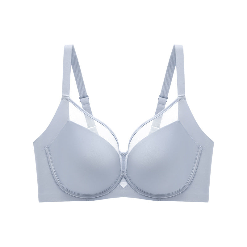 New Traceless Underwear Women's Gather-up Paramilis Upper-support Anti-sagging Thin Sexy Bra