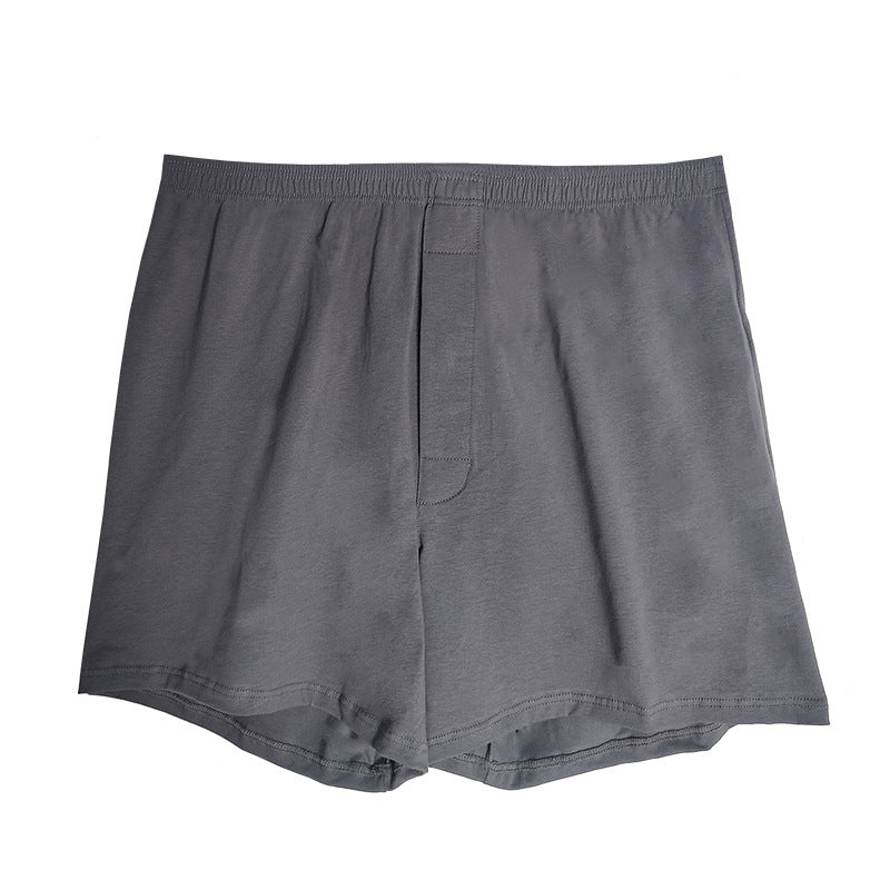 Open Pants Men's Home Shorts-Men's Boxers Breathable Loose Large Size Cotton Aro Pants