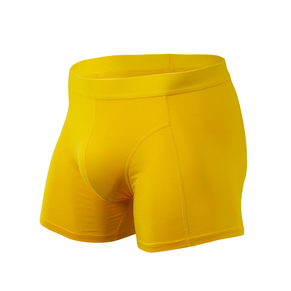 White Comfortable Loose Unjammed Underwear Men's Four-Corner Breathable Cotton Large Size Boxer Men's Summer Underwear