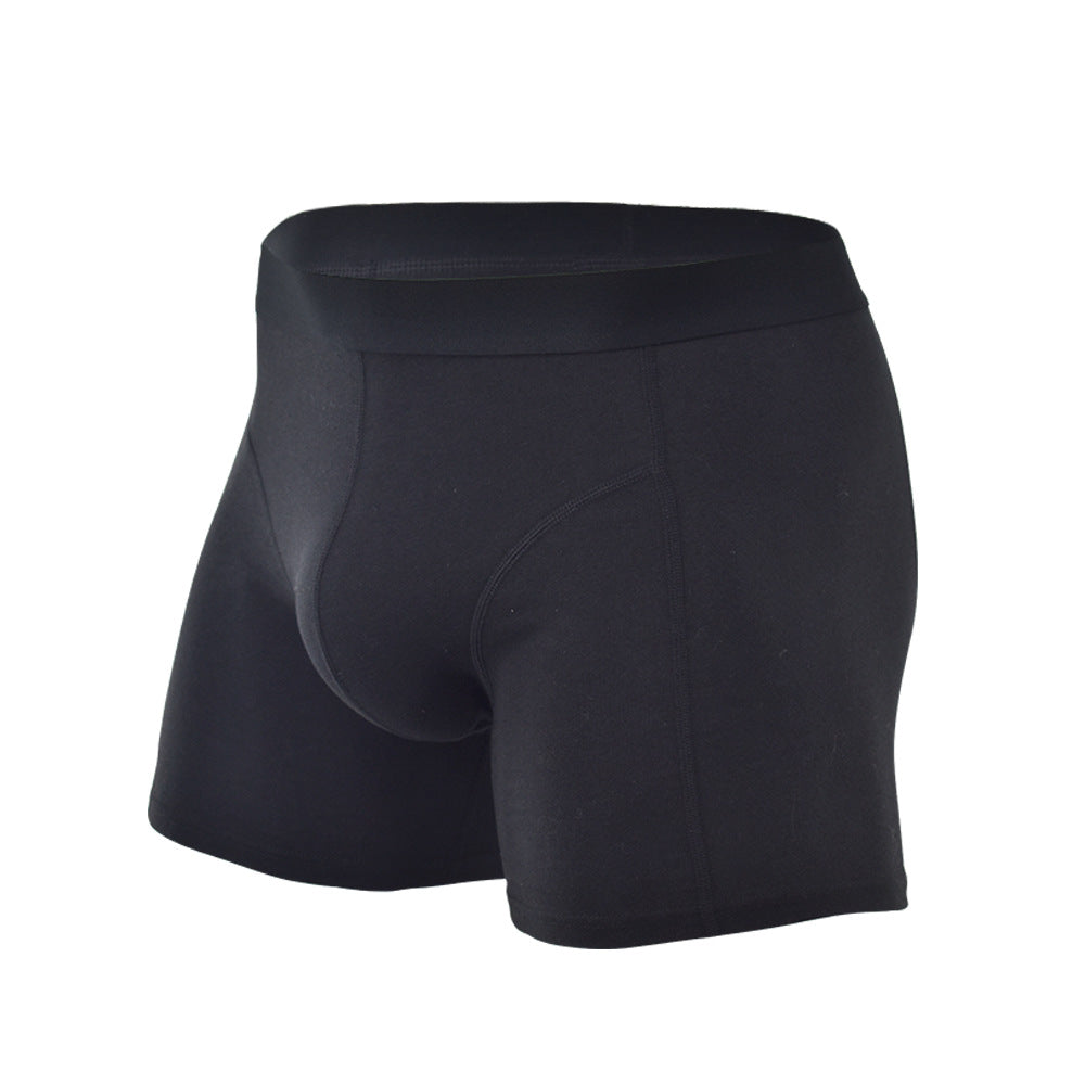White Comfortable Loose Unjammed Underwear Men's Four-Corner Breathable Cotton Large Size Boxer Men's Summer Underwear