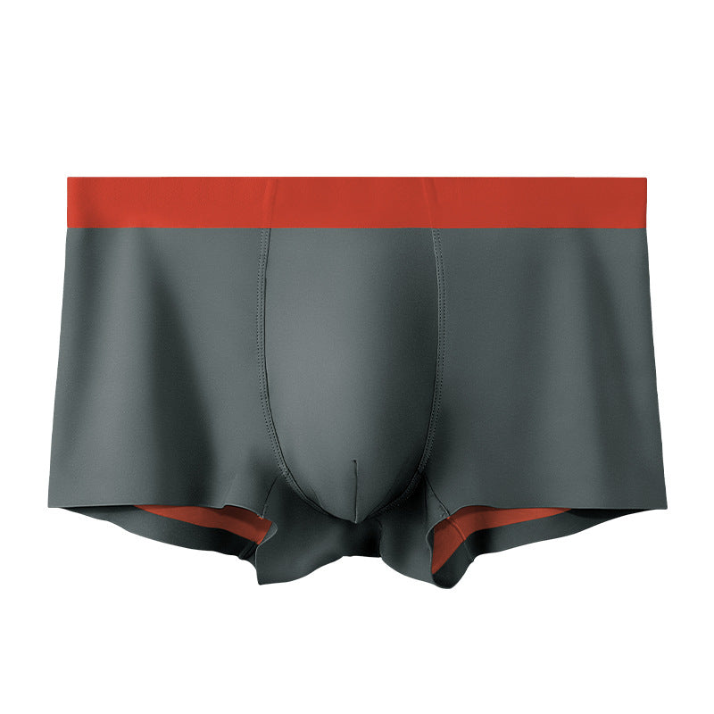 Men's 120 Ice Silk Seamless Underwear High-end Double-sided Boxer Comfortable Summer Thin Boys Boxer Shorts