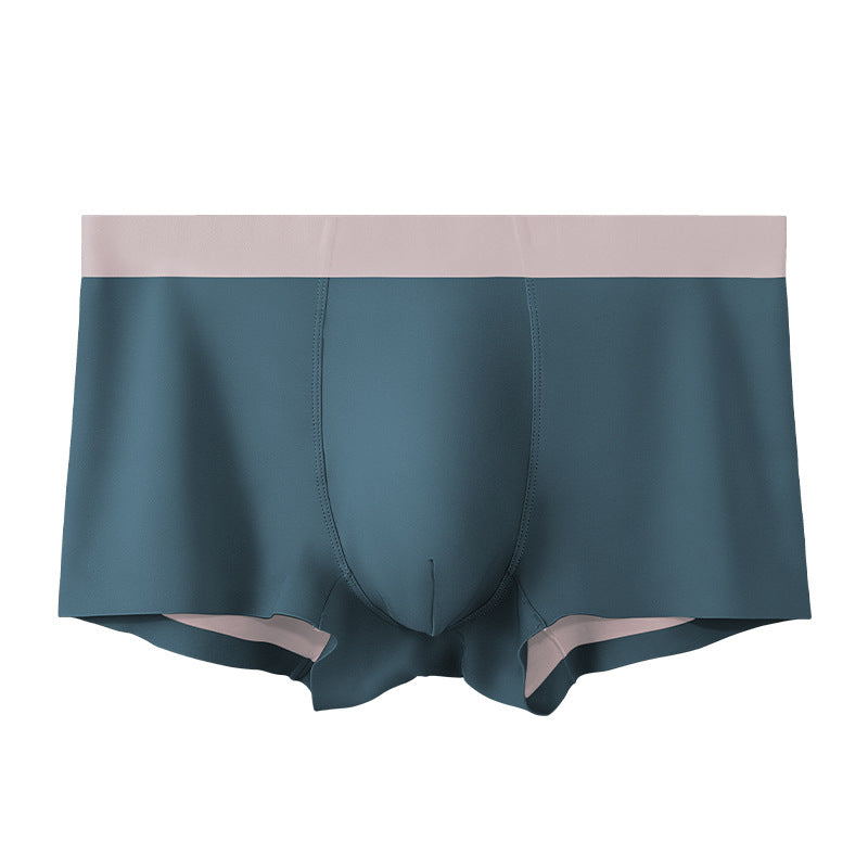 Men's 120 Ice Silk Seamless Underwear High-end Double-sided Boxer Comfortable Summer Thin Boys Boxer Shorts