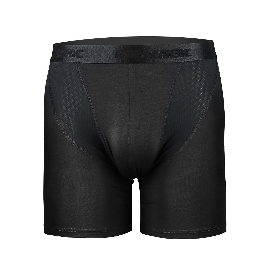 Ice Silk Mesh Men's Underwear Head Sports Running Long Anti-wear Leg Boxer Pants Long Leg Pants Men's Underwear