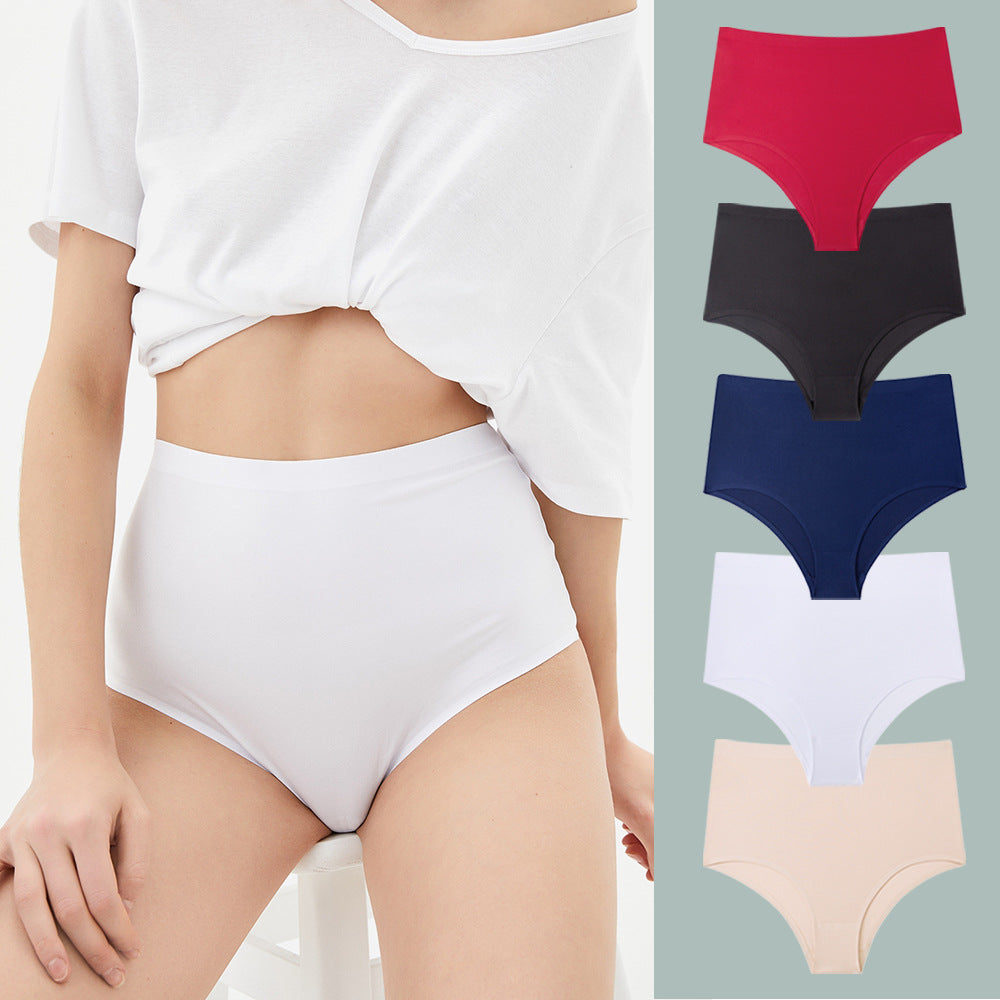 Extra Wide Milk Silk European And American Chubby 80.00 Kg-100.00 Kg Wearing Plus Size 2xl Briefs
