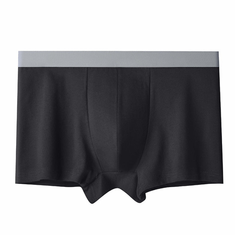 Men's Underwear Boxer Cotton Large Size Loose Mid-waist Cotton Underwear Men's Breathable Sweat-wicking Four-corner Trousers