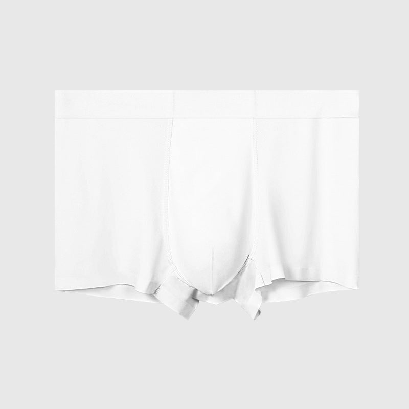 Men's Underwear Ice Silk Seamless Boxer Antimicrobial Summer Thin Underpants Men's Sports Breathable Four-Corner Pants