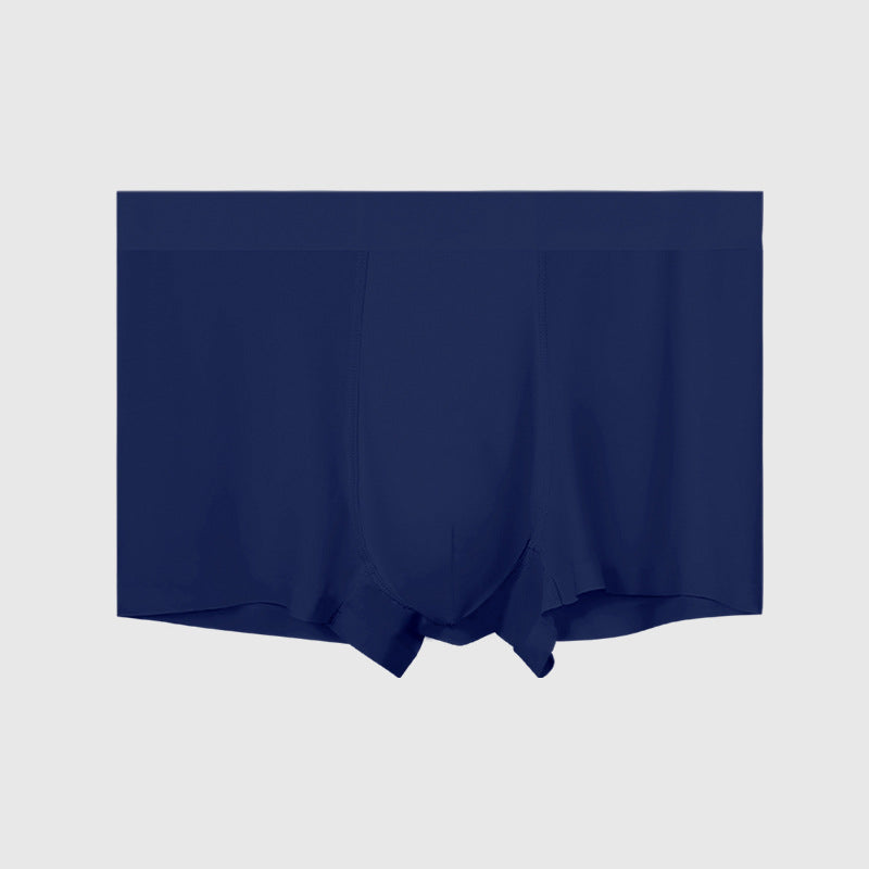 Men's Underwear Ice Silk Seamless Boxer Antimicrobial Summer Thin Underpants Men's Sports Breathable Four-Corner Pants