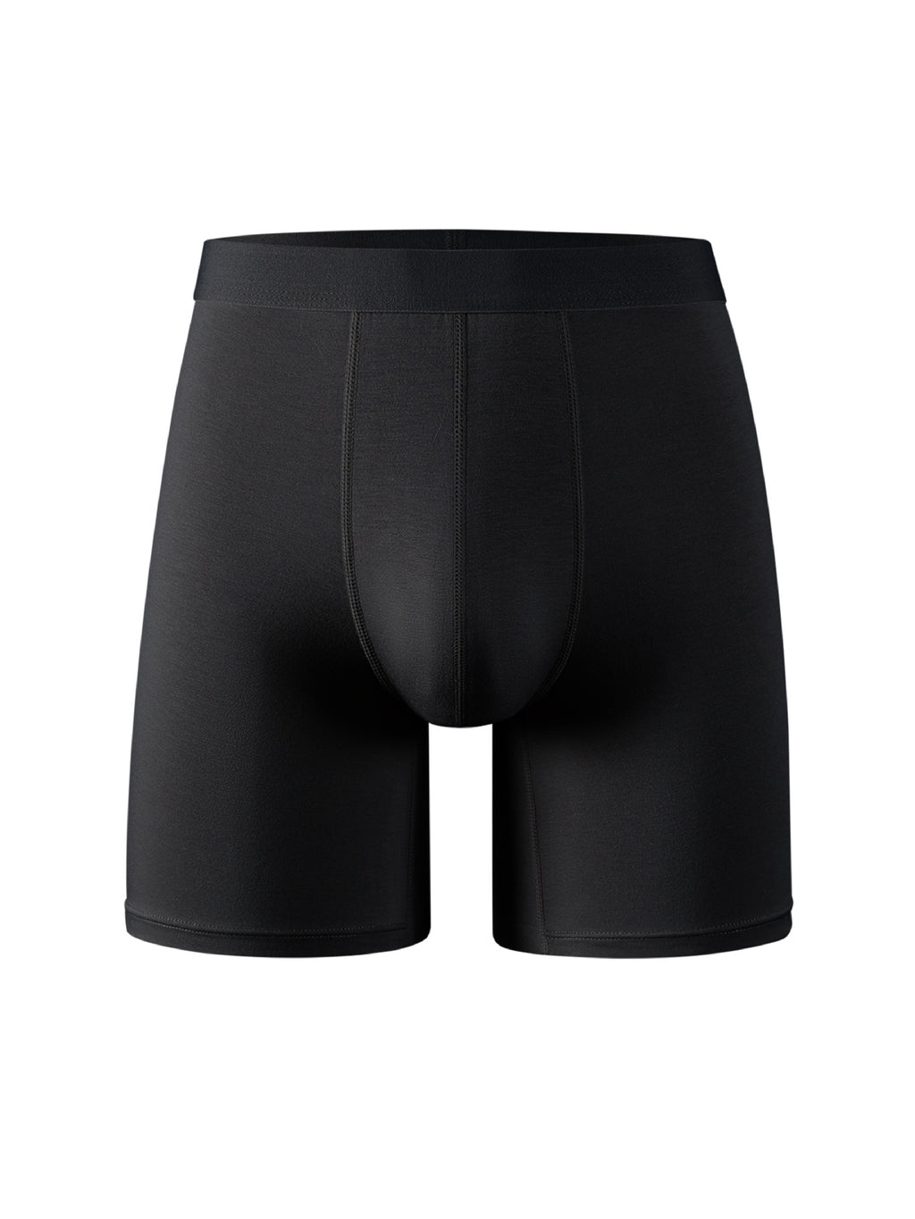 Bamboo Fiber Men's Long Underwear Waist Black Pants Sports Leisure