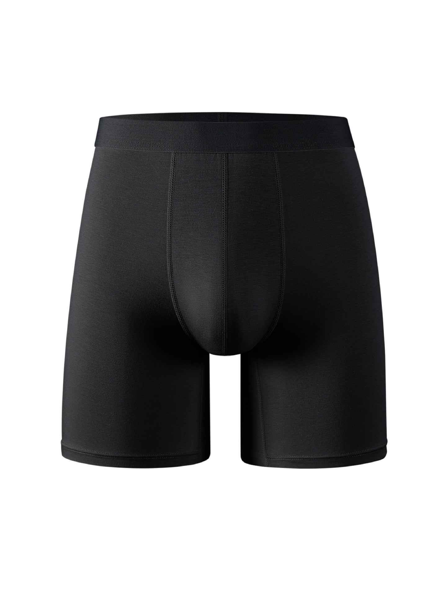 Bamboo Fiber Men's Long Underwear Waist Black Pants Sports Leisure