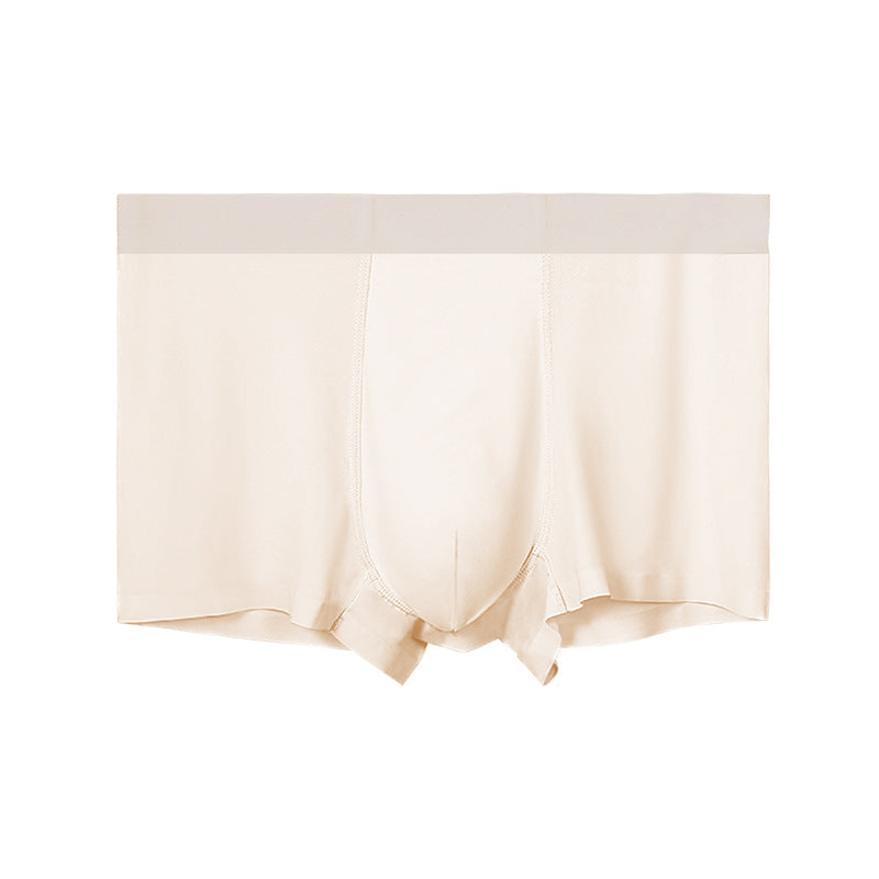 Men's Underwear Ice Silk Seamless Boxer Antimicrobial Summer Thin Underpants Men's Sports Breathable Four-Corner Pants