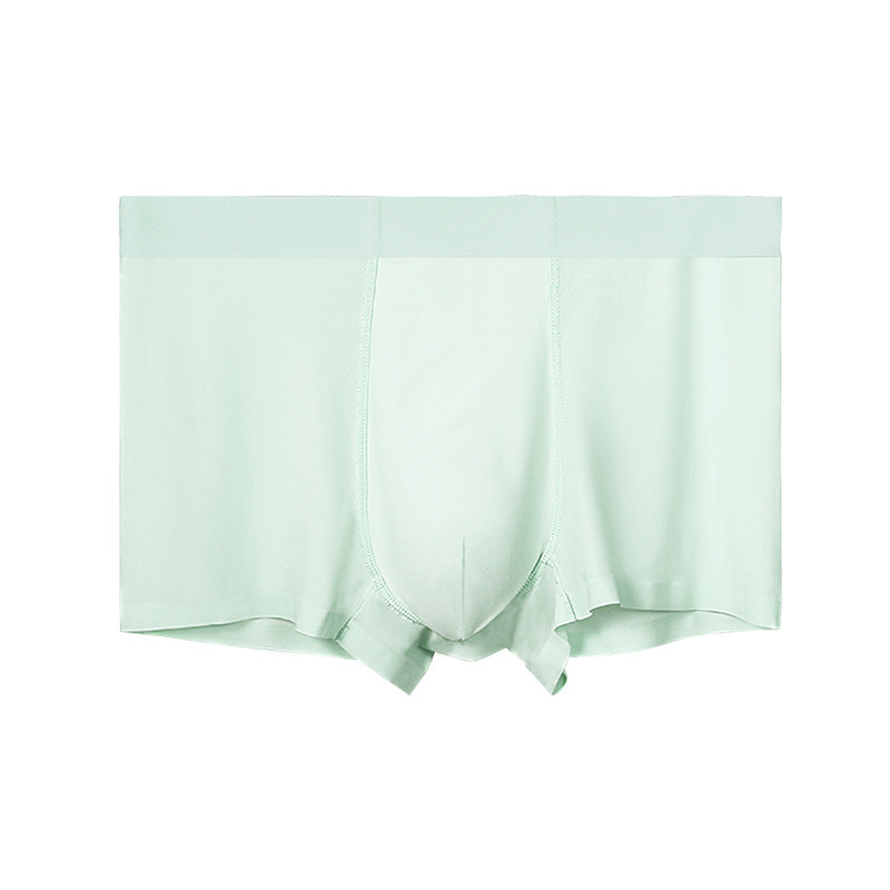 Men's Underwear Ice Silk Seamless Boxer Antimicrobial Summer Thin Underpants Men's Sports Breathable Four-Corner Pants