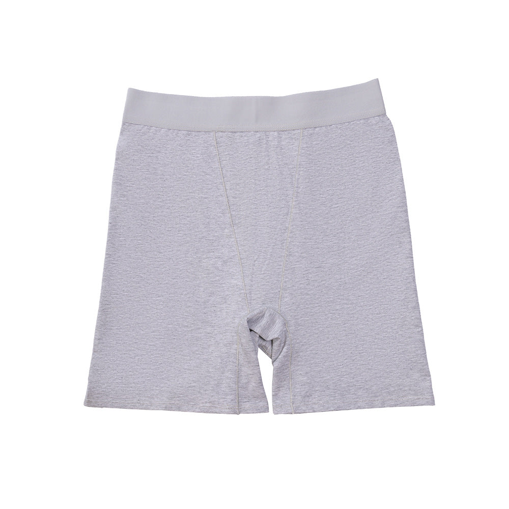 Pure Cotton Underwear Women's High Waist Boxers Hip Safety Pants Solid Color Women's Shorts New