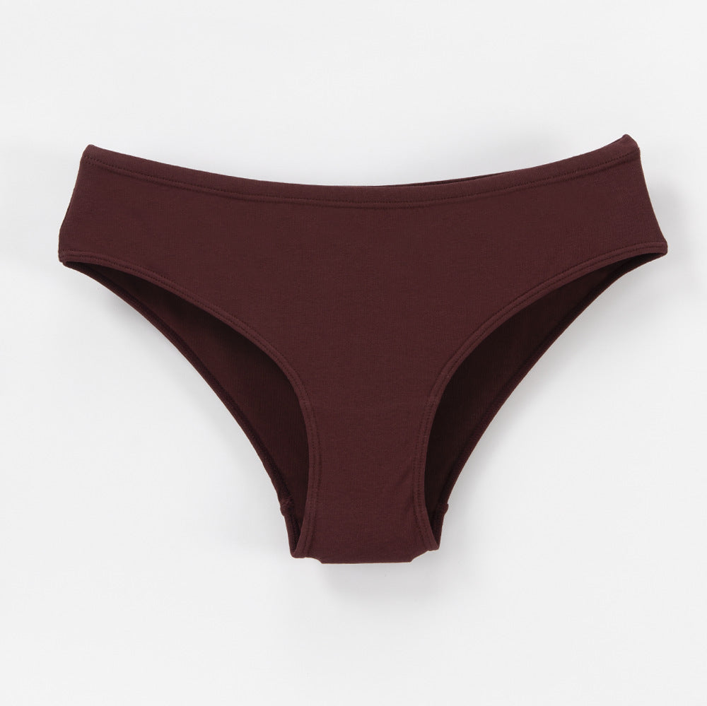 Women's Large Size Underwear Cotton Low Waist Europe And The United States 40 Combed Cotton Comfortable Breathable Briefs