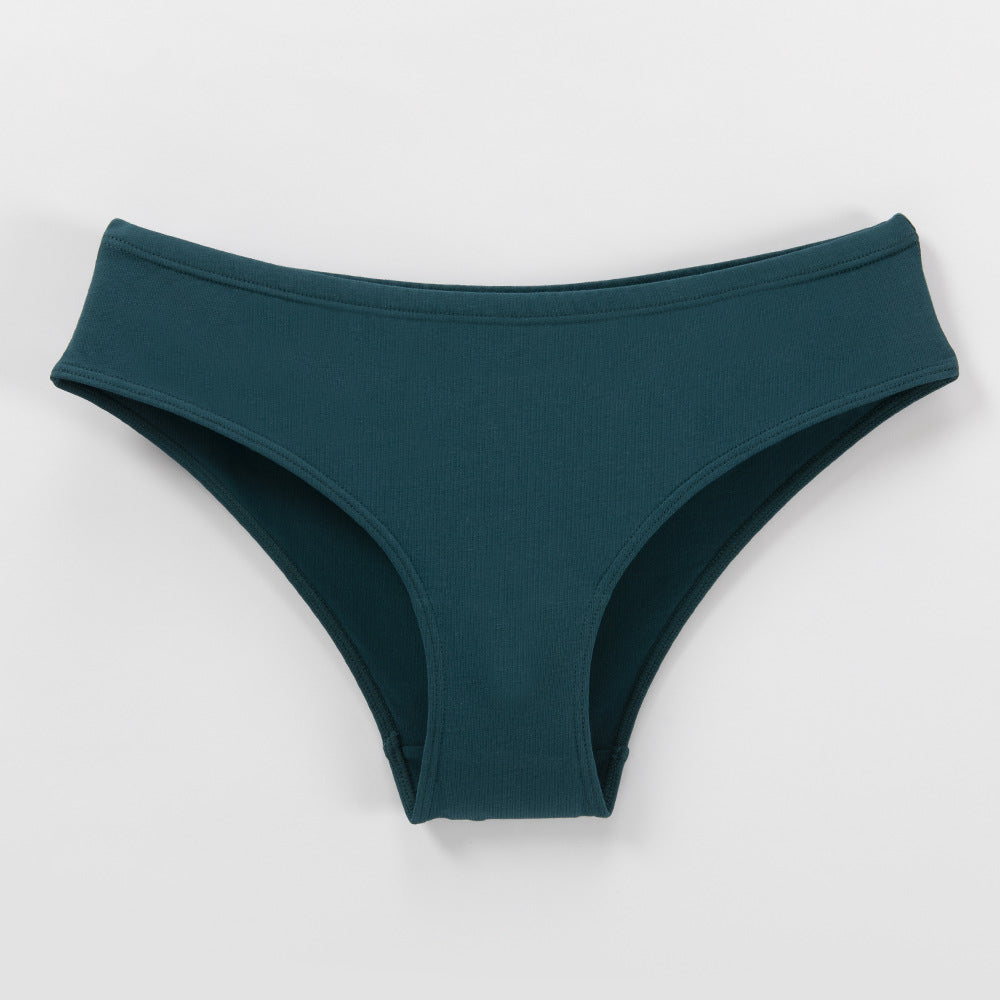 Women's Large Size Underwear Cotton Low Waist Europe And The United States 40 Combed Cotton Comfortable Breathable Briefs