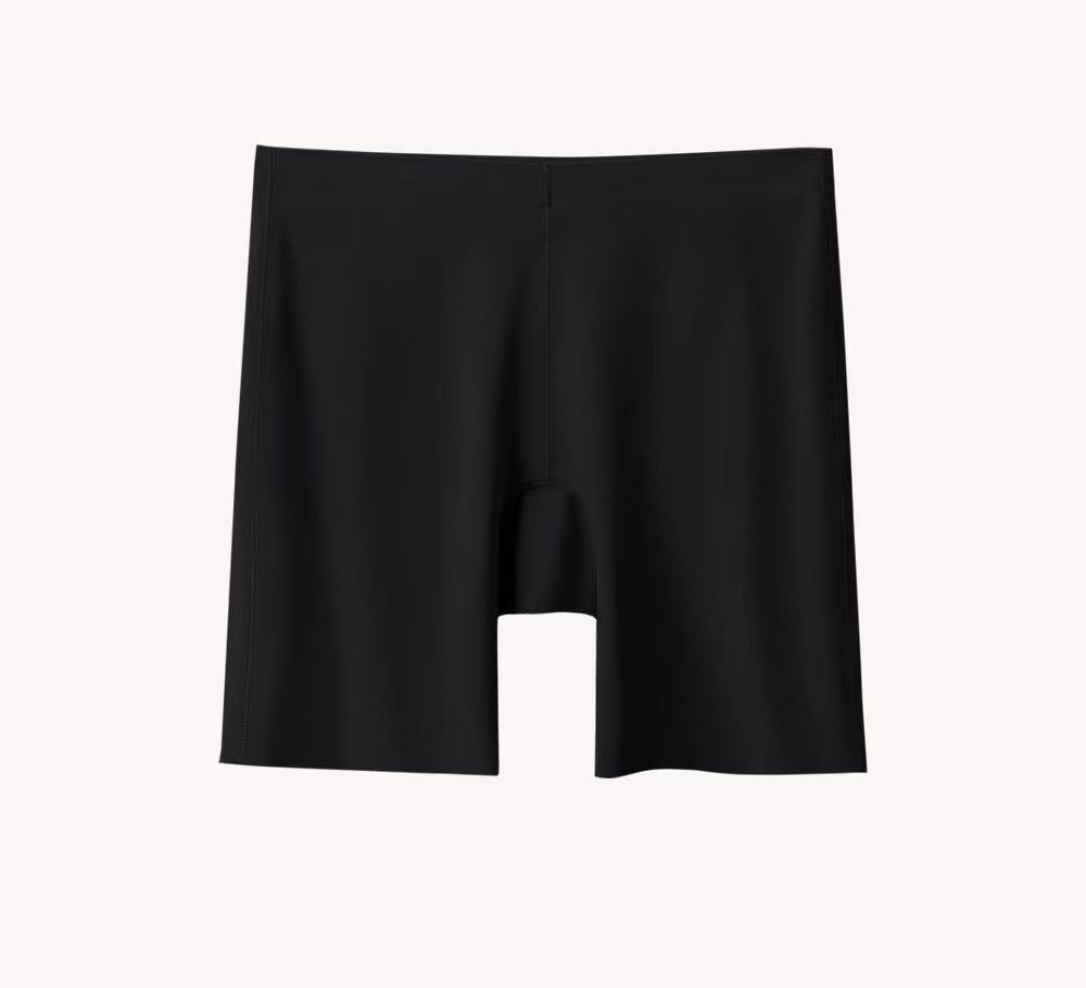 Seamless Ice Silk Safety Pants Women's Anti-walking Non-curling Summer Hip-lifting Outer Wear Leggings Panties Two-in-one Large Size