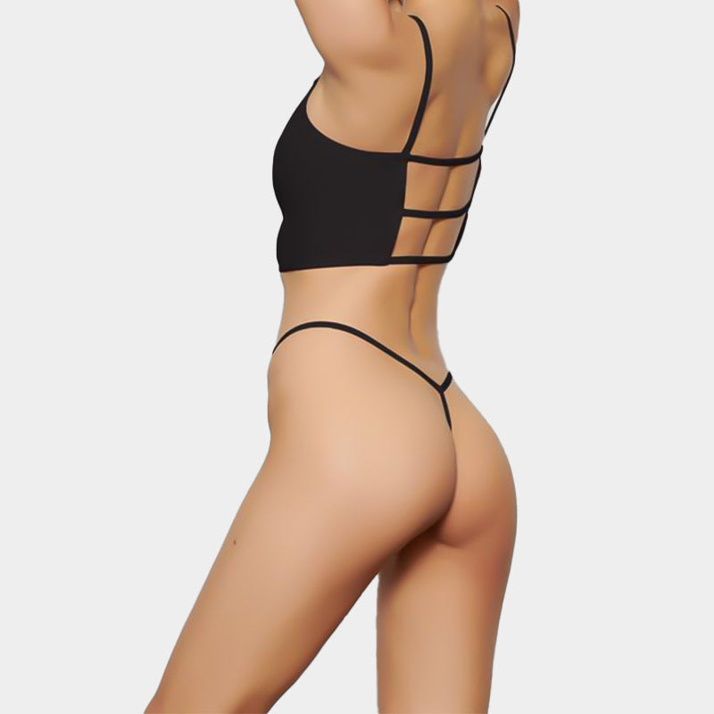Pure Cotton Thong Temptation Invisible Underwear Girls Mini Tape T-shaped Briefs
