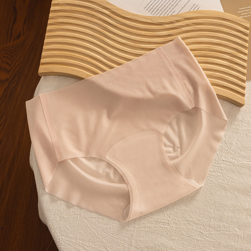 Girls Naked Sense Ice Silk Traceless Underwear 7A Bacteriostatic Long Crotch Cotton 2025 New Mask Pants Ladies Briefs