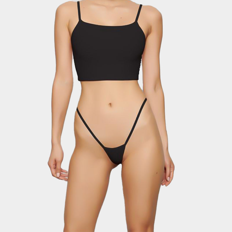 Pure Cotton Thong Temptation Invisible Underwear Girls Mini Tape T-shaped Briefs