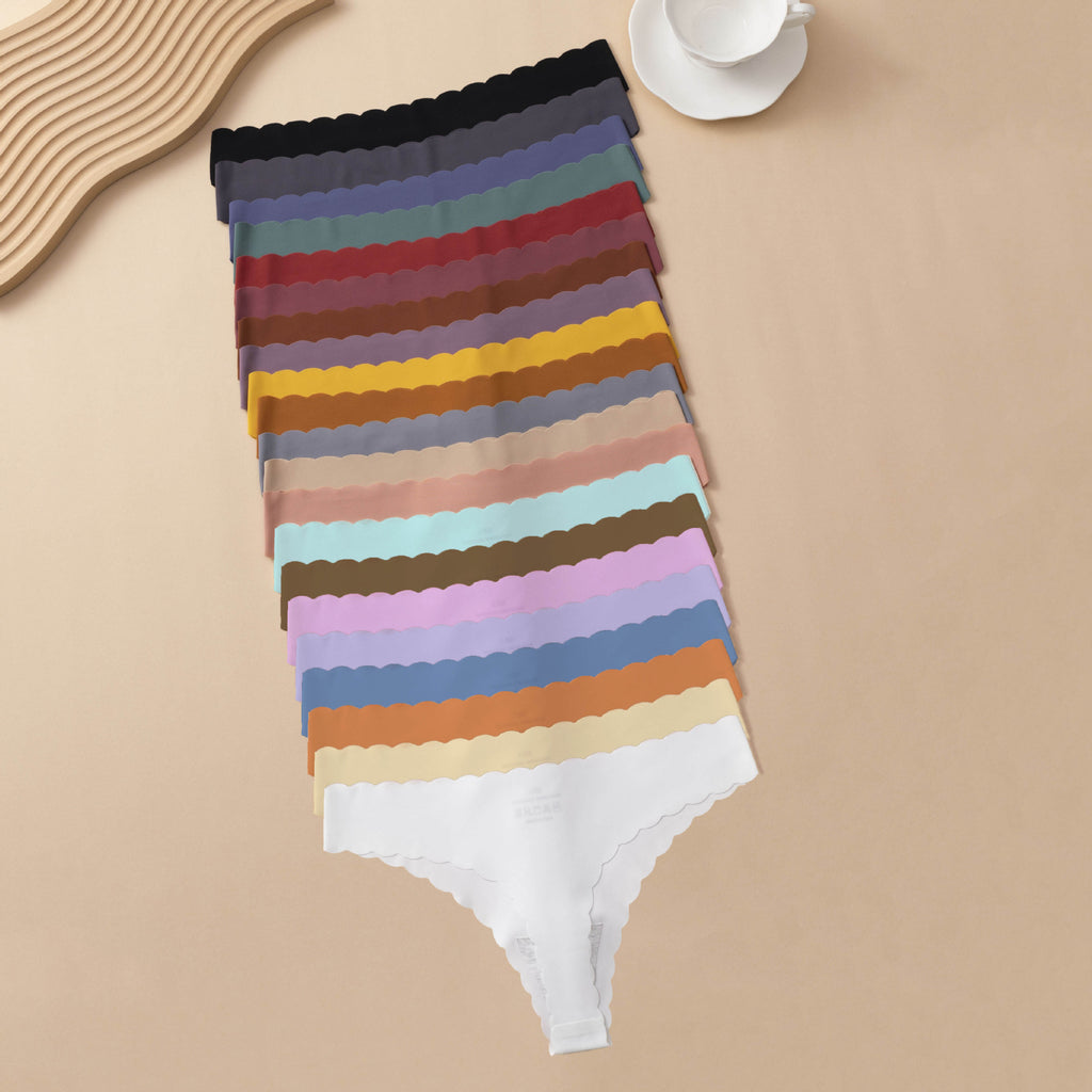 Underwear Women's Ice Silk Low Waist Cotton Crotch Sexy European And American Women's Underwear Briefs