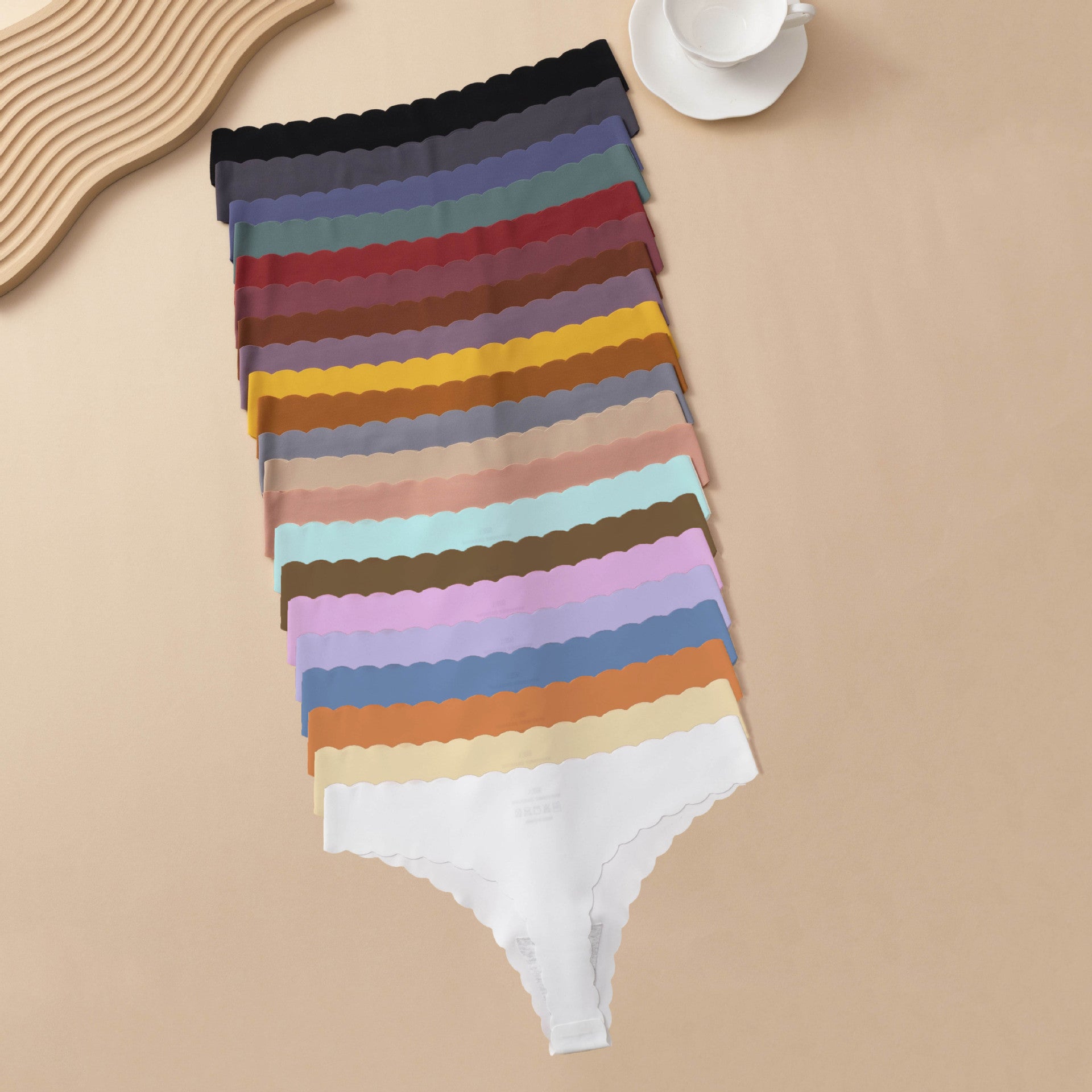 Underwear Women's Ice Silk Low Waist Cotton Crotch Sexy European And American Women's Underwear Briefs