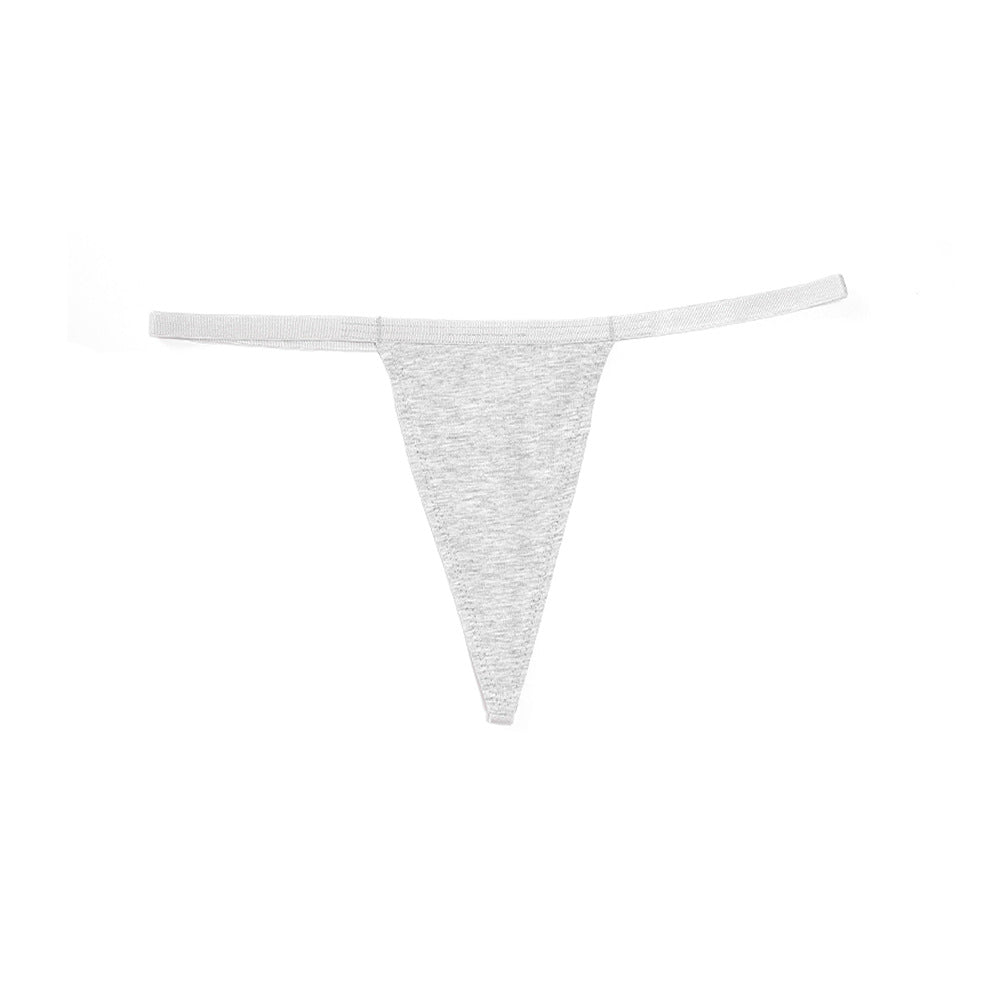 Pure Cotton Thong Temptation Invisible Underwear Girls Mini Tape T-shaped Briefs