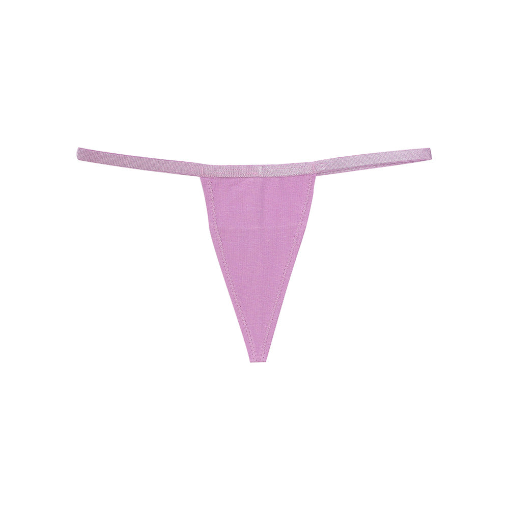 Pure Cotton Thong Temptation Invisible Underwear Girls Mini Tape T-shaped Briefs