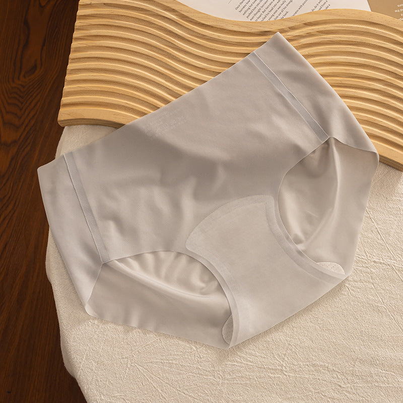 Girls Naked Sense Ice Silk Traceless Underwear 7A Bacteriostatic Long Crotch Cotton 2025 New Mask Pants Ladies Briefs