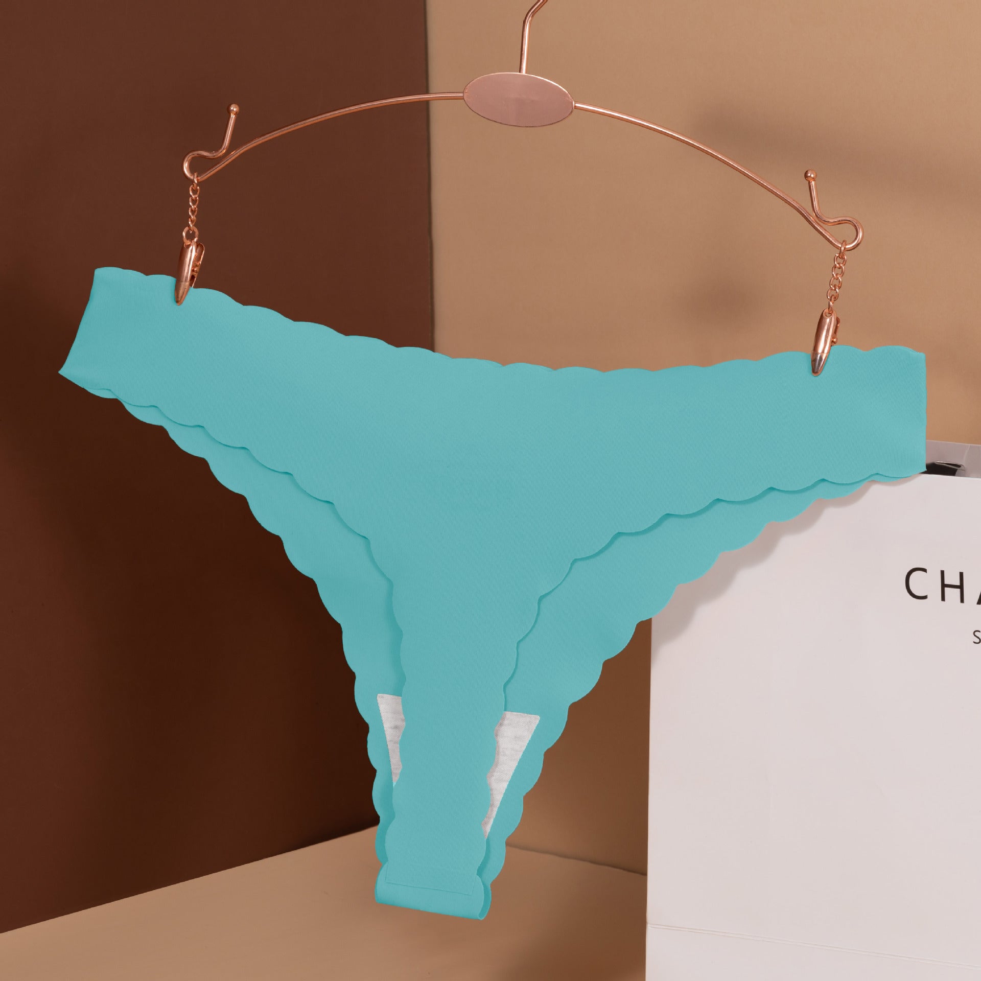 Underwear Women's Ice Silk Low Waist Cotton Crotch Sexy European And American Women's Underwear Briefs