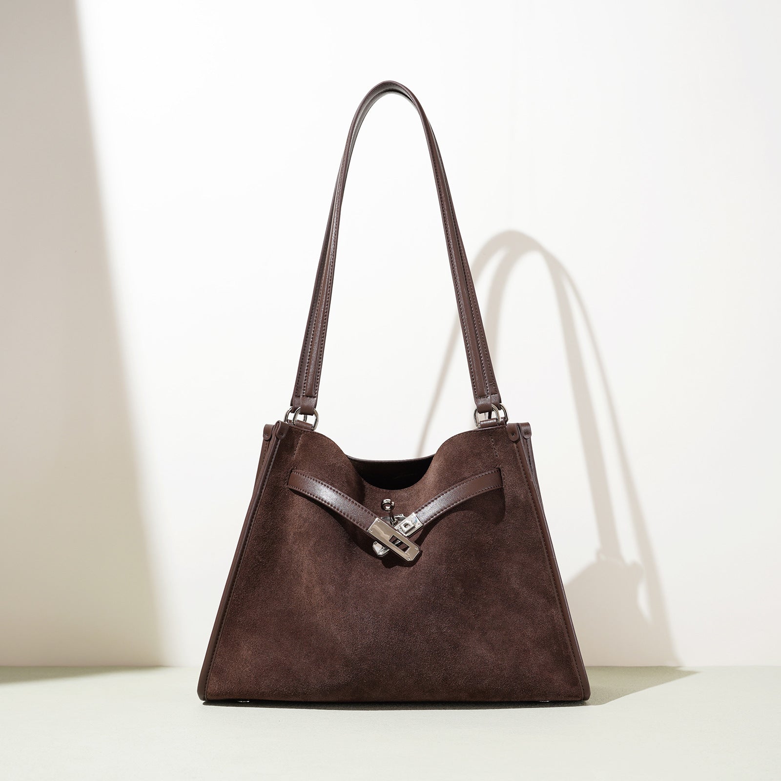 Frosted Kelly Bag - Large Capacity High-end All-match Commuter Retro Underarm Bag Autumn Winter 2025