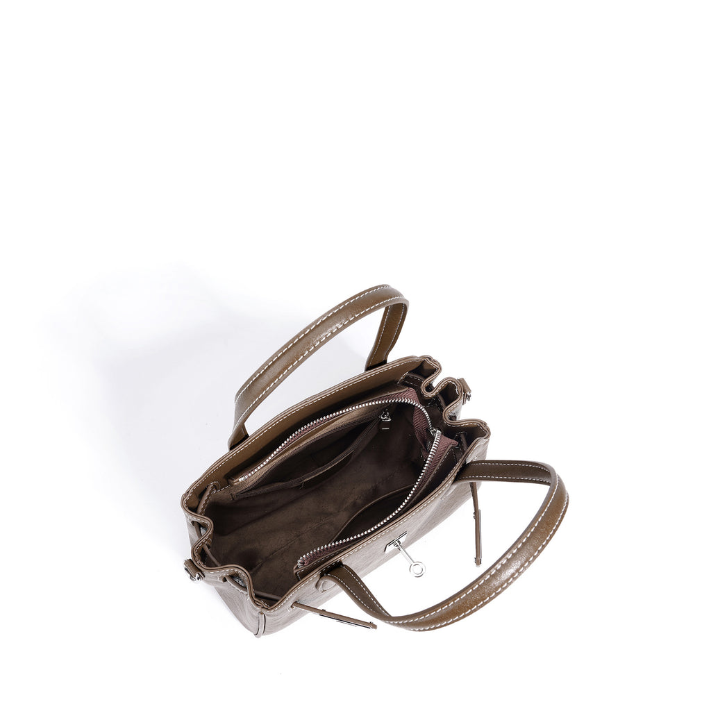 High-end Fashion Handbag - Niche Retro Texture Shoulder Crossbody Autumn Winter 2025