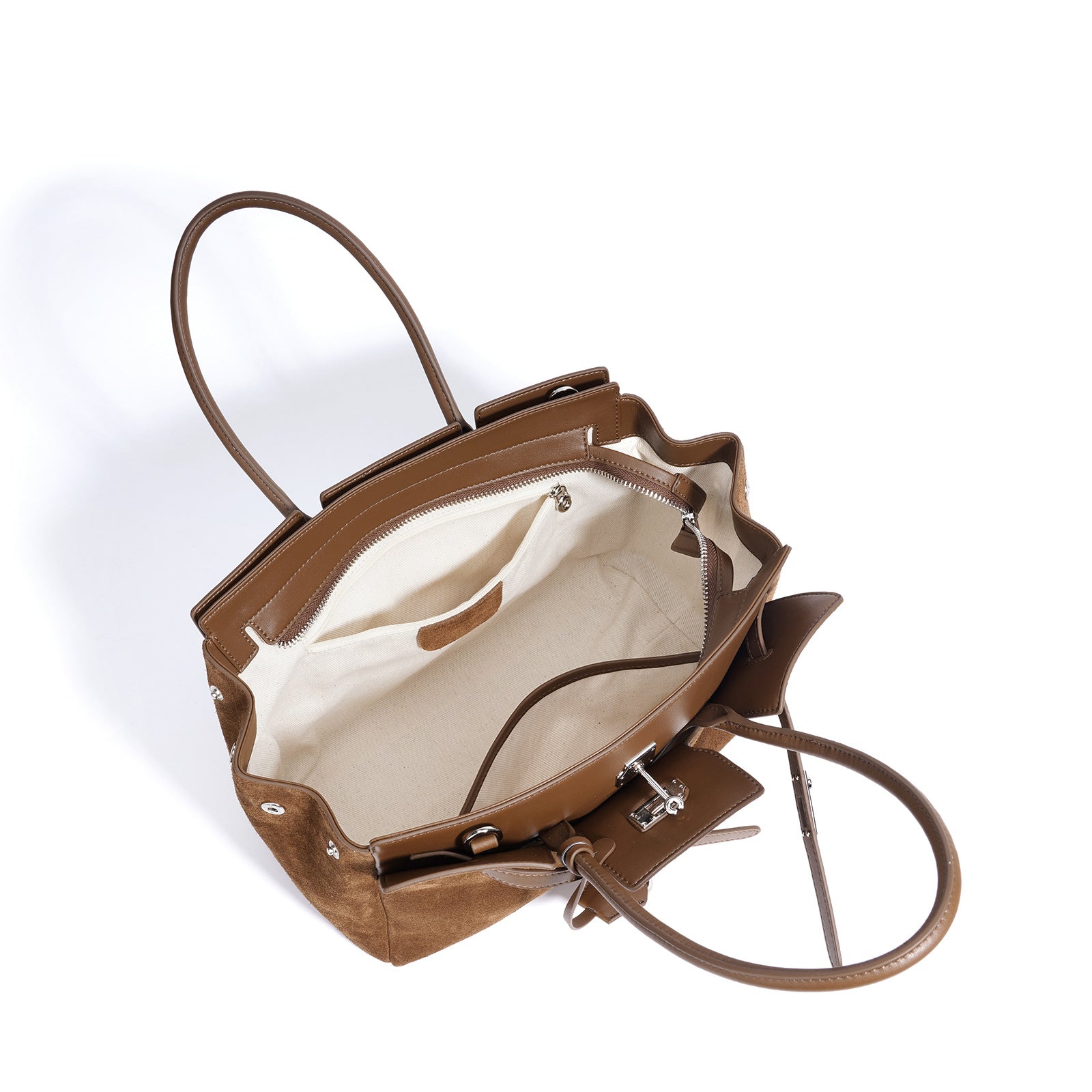 Niche Design Leather Handbag - Large Capacity Commuter All-match Crossbody 2025