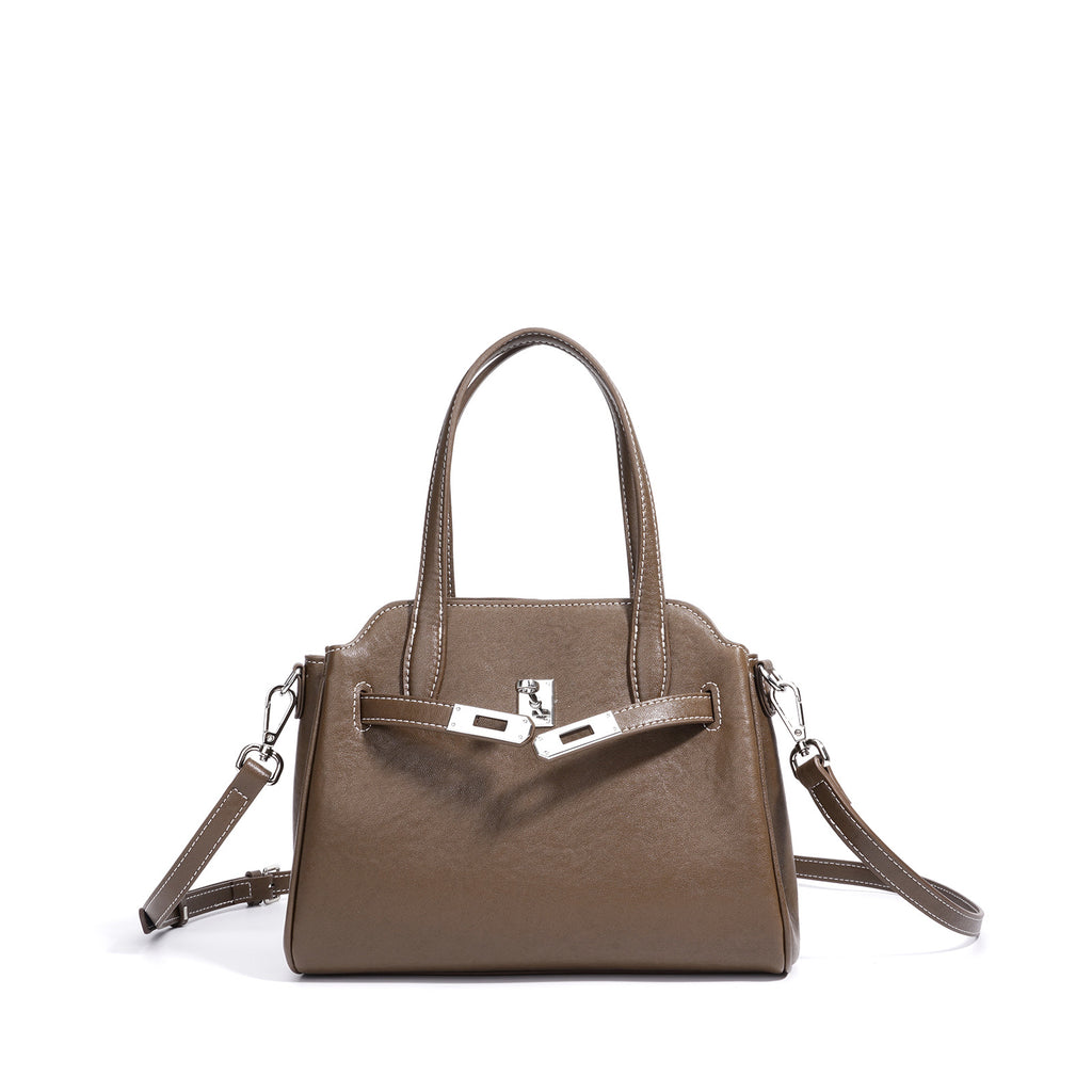 High-end Fashion Handbag - Niche Retro Texture Shoulder Crossbody Autumn Winter 2025