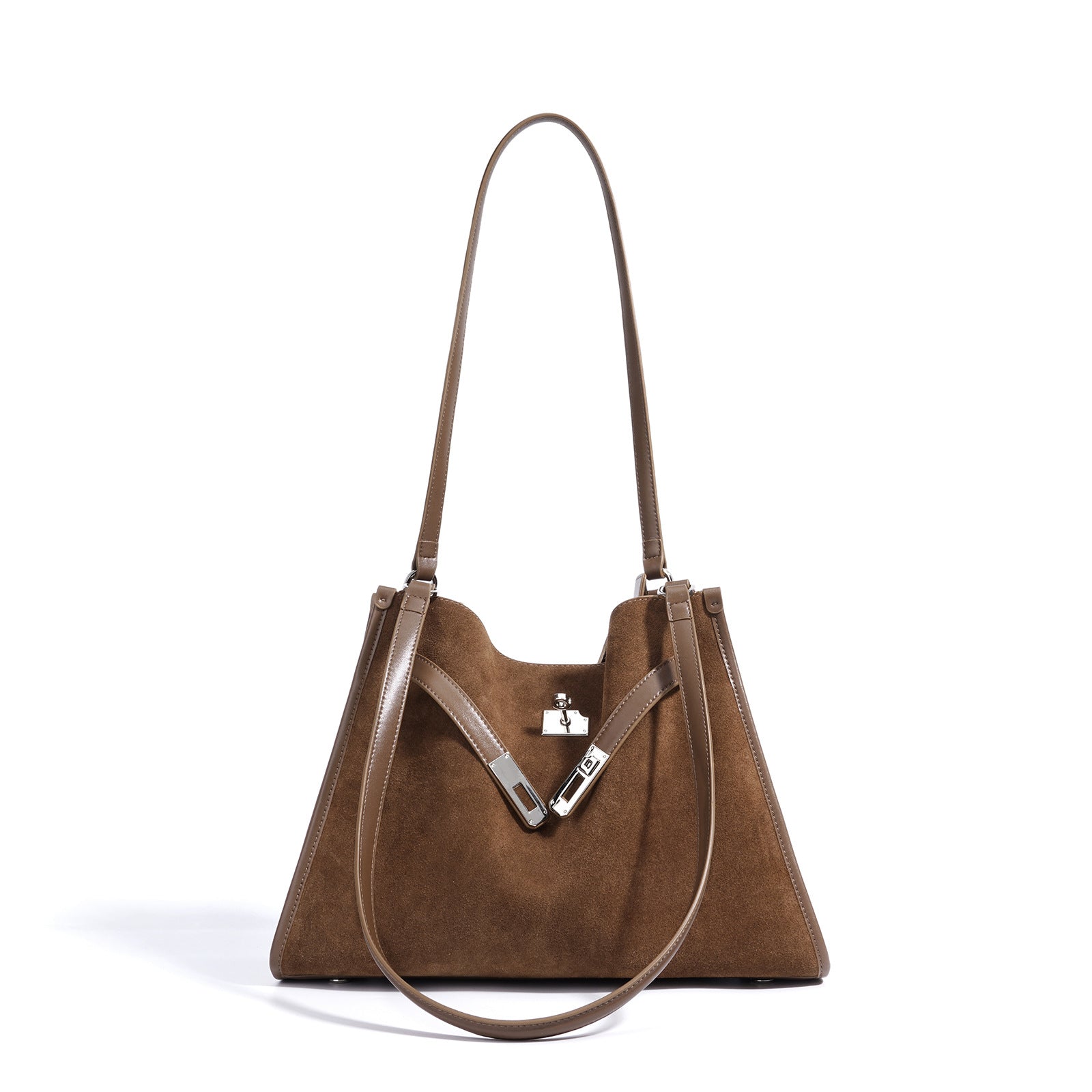 Frosted Kelly Bag - Large Capacity High-end All-match Commuter Retro Underarm Bag Autumn Winter 2025