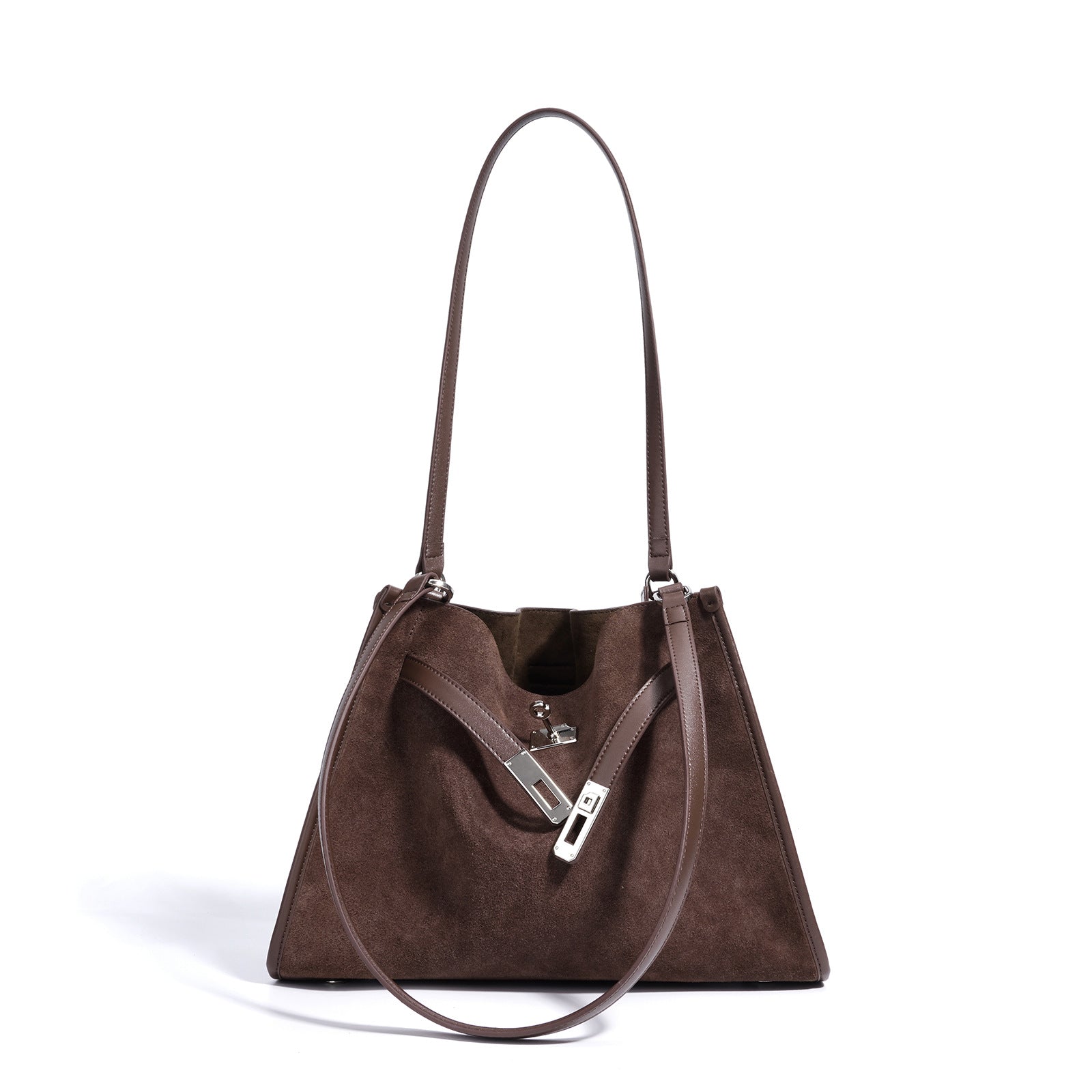 Frosted Kelly Bag - Large Capacity High-end All-match Commuter Retro Underarm Bag Autumn Winter 2025