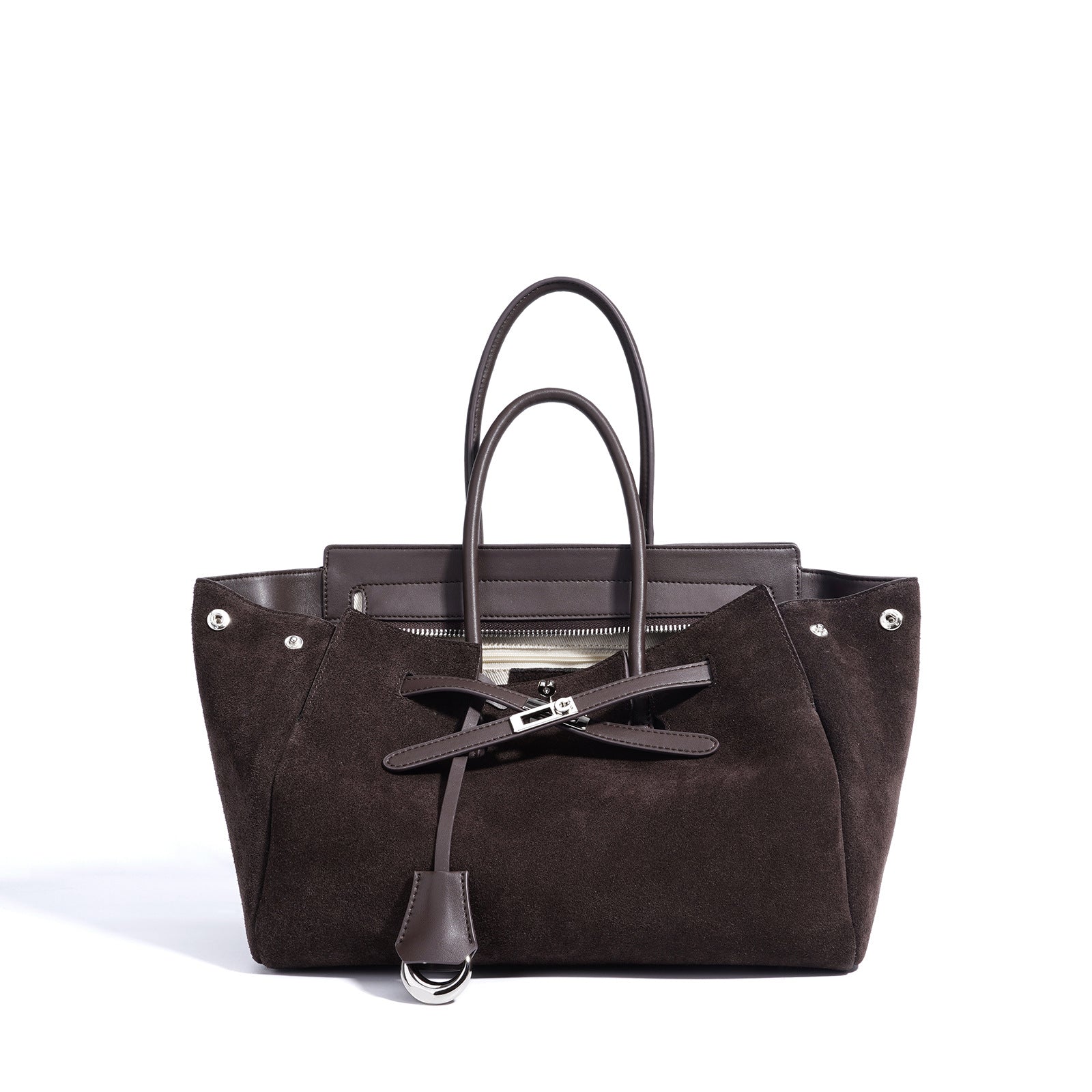 Niche Design Leather Handbag - Large Capacity Commuter All-match Crossbody 2025