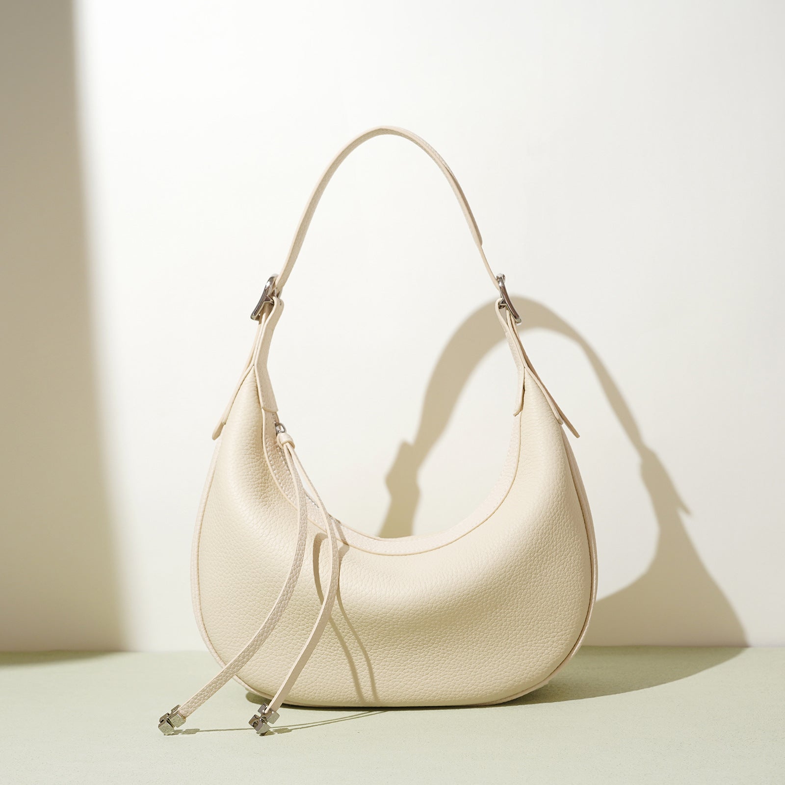 Half Moon Bag - Fashion Simple Niche Design Leather Crossbody Shoulder 2025