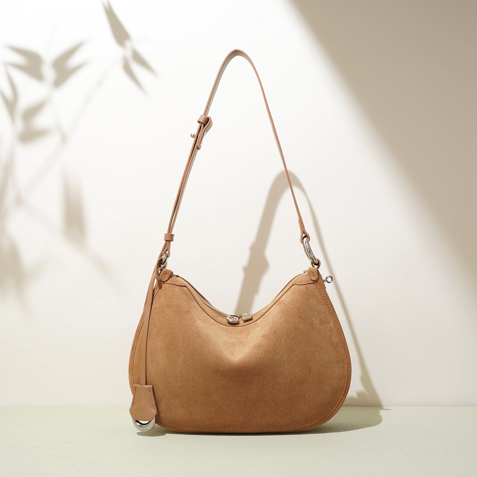 Frosted Leather Crescent Bag - High-end Classic Fashion Retro Crossbody 2025