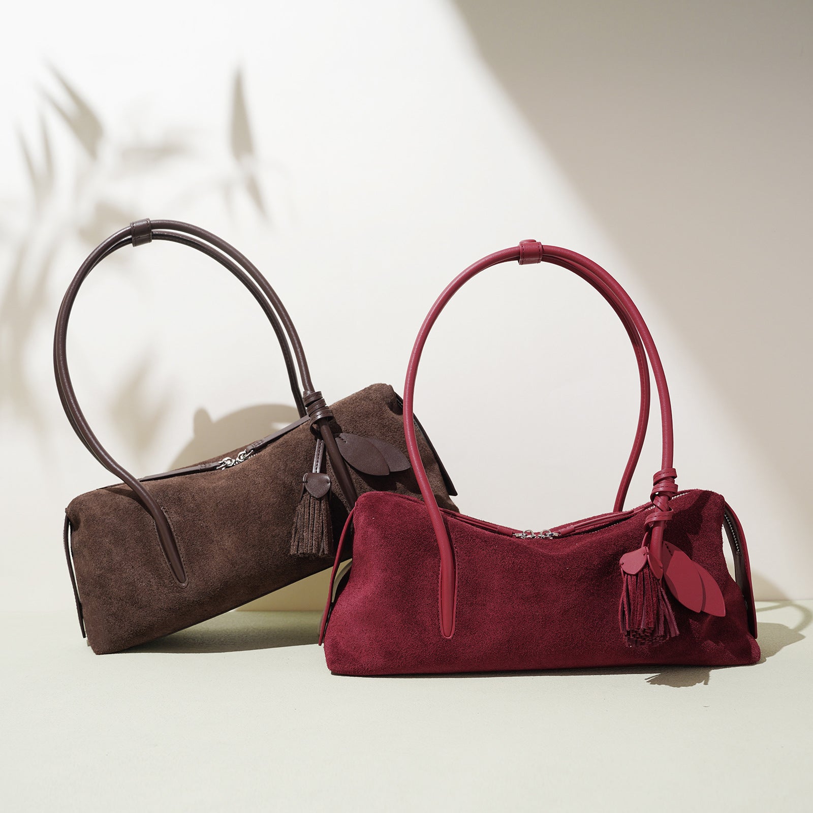 Frosted Leather Bag - Niche Texture Simple Shoulder Underarm Tote Autumn Winter 2025