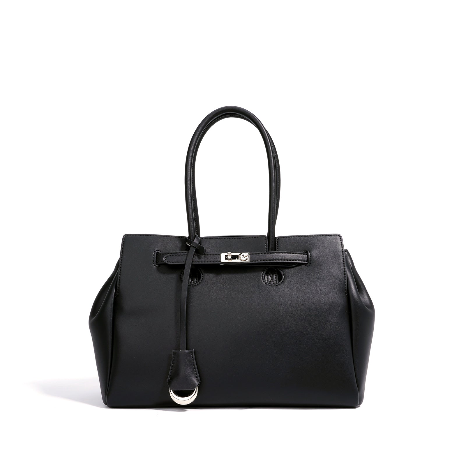 Leather Tote Briefcase - Large Capacity Commuter All-match Niche Bag 2025