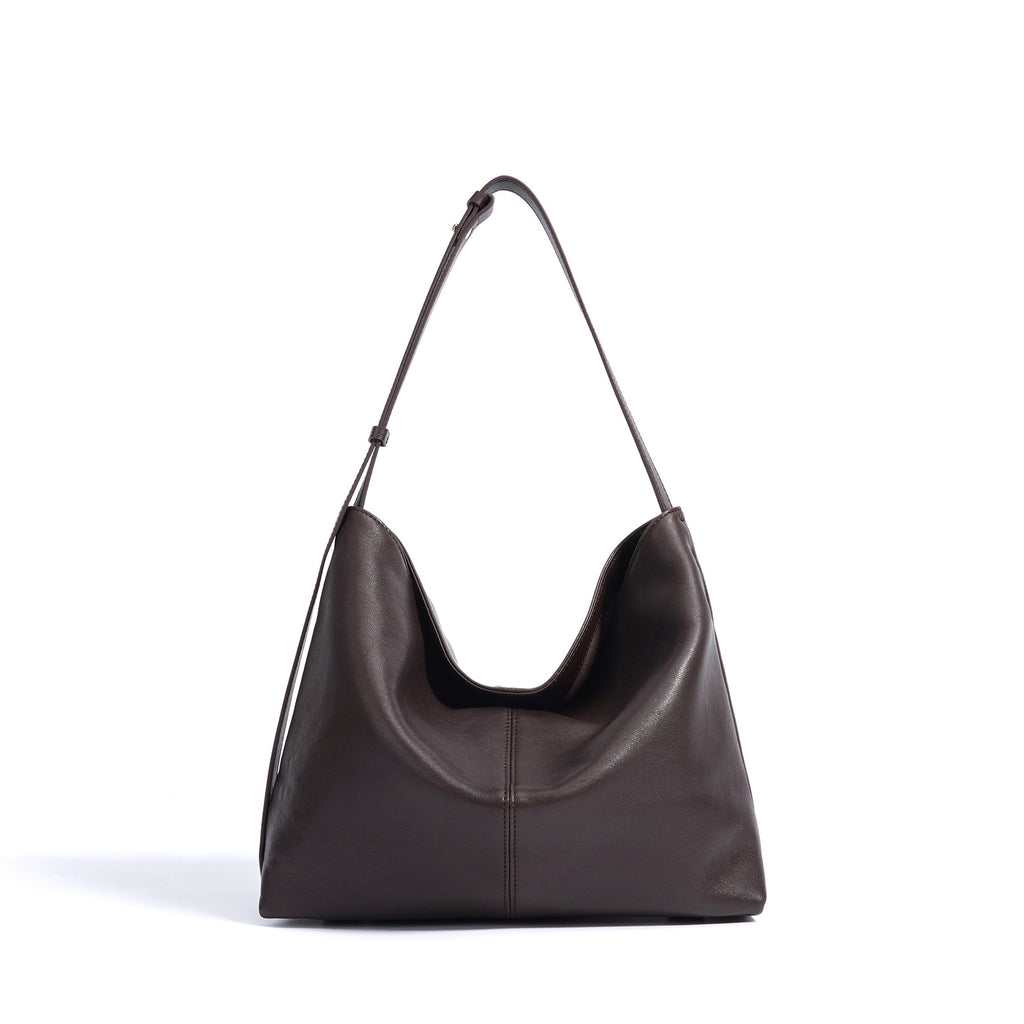 Sheepskin Tote Bag - High-end Texture Niche Lazy Style Large Capacity 2025