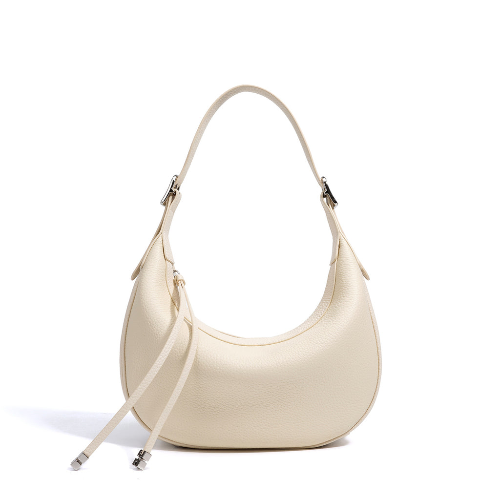 Half Moon Bag - Fashion Simple Niche Design Leather Crossbody Shoulder 2025