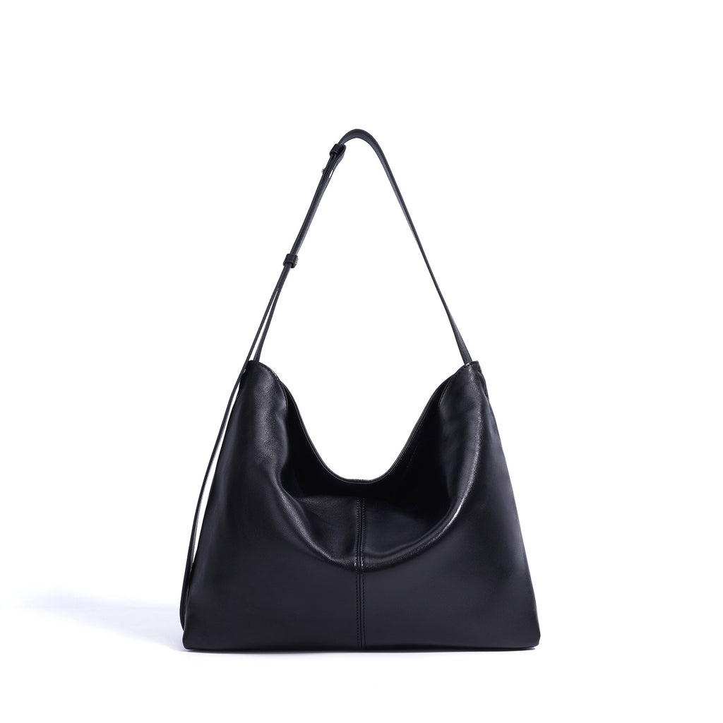 Sheepskin Tote Bag - High-end Texture Niche Lazy Style Large Capacity 2025