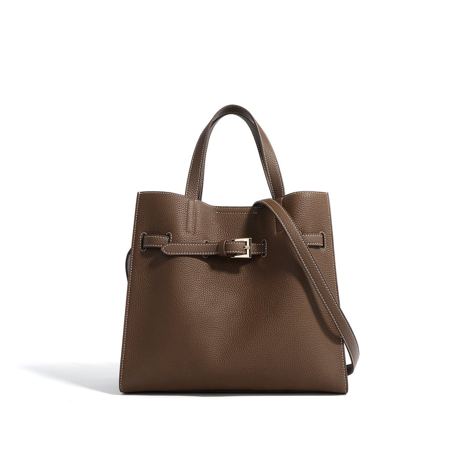 Top Layer Cowhide Tote Bag - High-end Portable Large Capacity Crossbody 2025