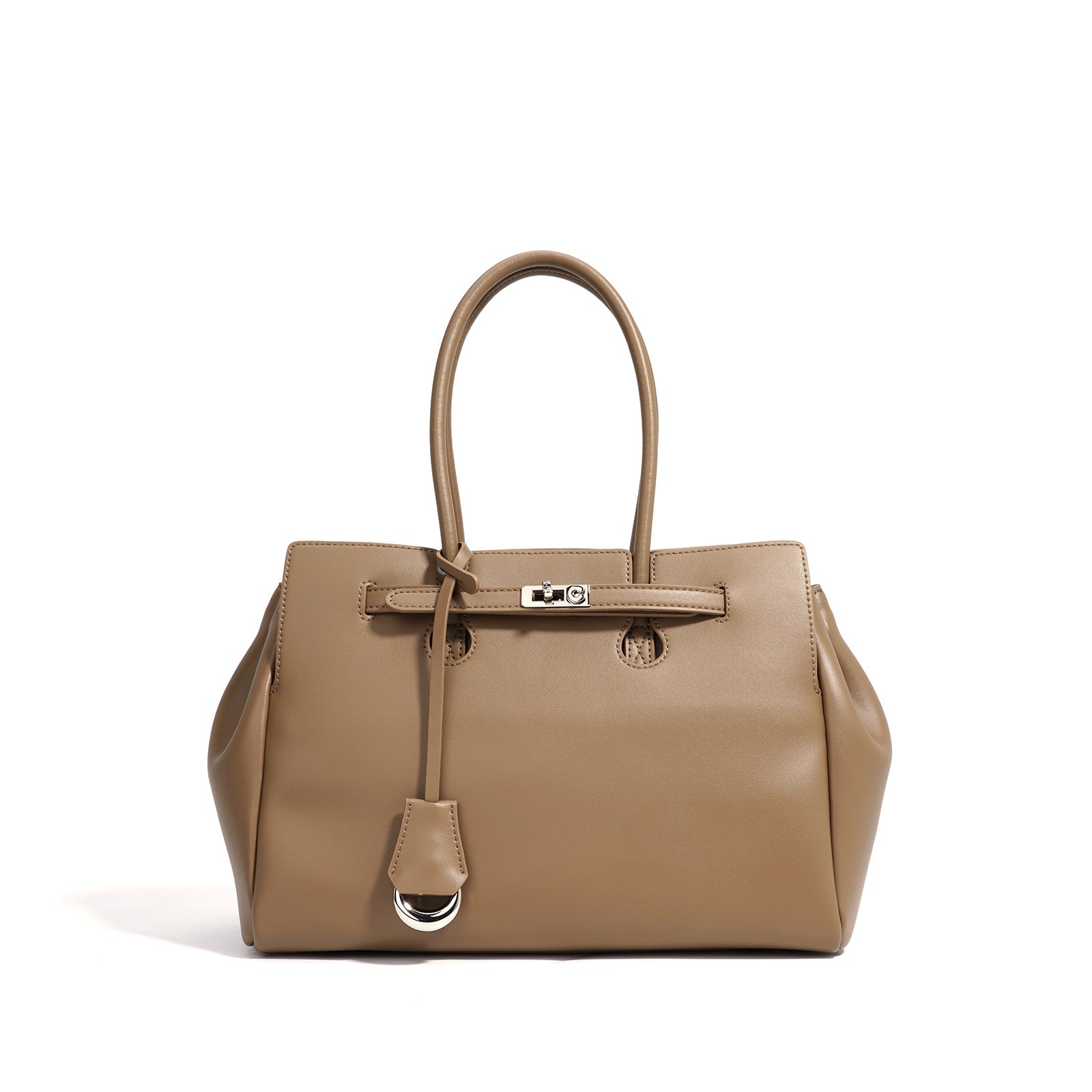 Leather Tote Briefcase - Large Capacity Commuter All-match Niche Bag 2025