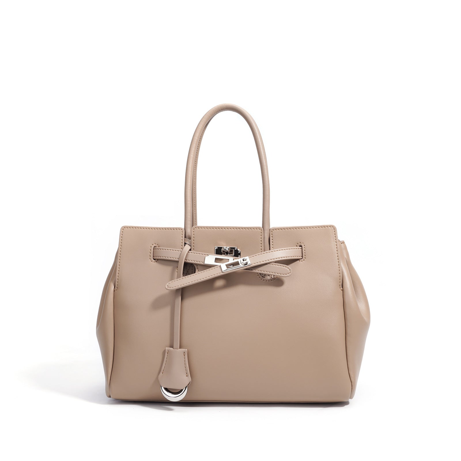 Leather Tote Briefcase - Large Capacity Commuter All-match Niche Bag 2025