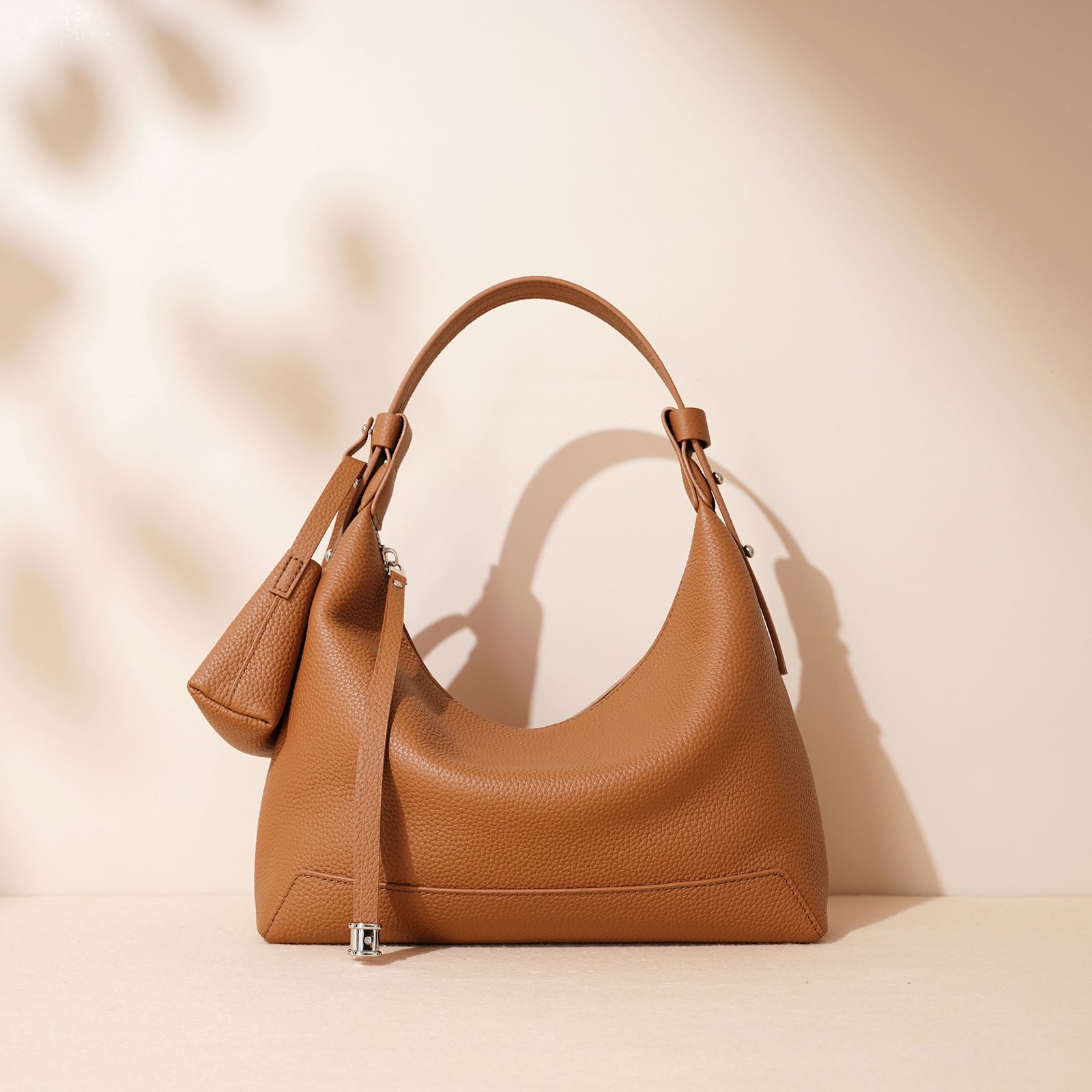 Lunch Box Bag - Niche Baguette Genuine Leather Shoulder Crossbody 2025
